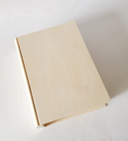 Scatola in Legno a Forma di Libro per Decoupage, Non Verniciata, con Coperchio, Scatola Portaoggetti in Legno, Regalo per Famiglie