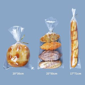 Bolsa retráctil de plástico PE transparente, reciclable y reutilizable, con asa de mano y grabado en relieve, para almacenamiento de pan, para panaderos caseros y propietarios de panaderías - Product Image 5