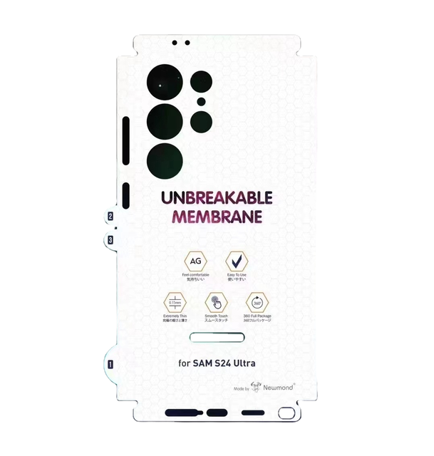 Matte HD Hydrated Film Protector Full Wrap Corner Frame 3D TPU Soft Back Cover for Samsung Galaxy S24/S25 Screen Protectors
