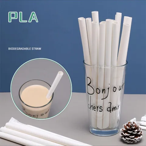 Customized Biodegradable PLA Straw Bent - Alternative Plastic Straws For Drinking
