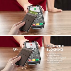 TILONSTAR TVC104, cartera minimalista emergente, tarjetero de aluminio con bolsillo frontal Delgado, tarjetero Oem para trabajo/viaje amigable - Product Image 4