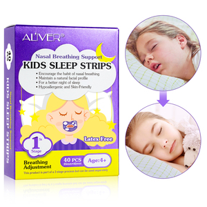ALIVER label privé bande de soutien de la respiration nasale de la bouche des enfants patch de respiration de sommeil réglable anti-ronflement pour le sommeil nocturne - Product Image 4