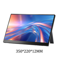 Monitor Portátil de 15.6 Pulgadas, IPS, 1080p, 60Hz, 100% DCI-P3, 300 Nit, Pantalla Portátil en Forma de L con Soporte Integrado