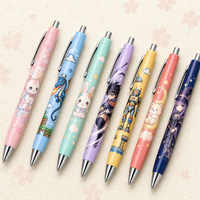 Stylo bille personnalisé imprimé anime, OEM, transfert thermique couleur, personnage Kawaii, stylo promotionnel pour merchandising anime