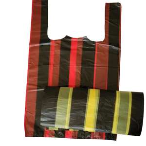 Wholesale Custom Size Biodegradable Disposable Plastic T Shirt <b>Packing</b> Carrier <b>Bag</b> - Product Image 5
