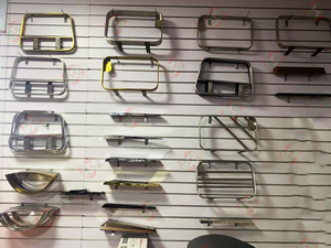 Piezas de Silla de Barbería al por Mayor, Reposabrazos de Acero Inoxidable Plateado/Dorado para Silla de Salón - Product Image 6