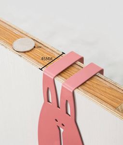 No Drill Cartoon Door <b>Hanger</b> Hook Over the Door Clothes <b>Hanger</b> for Bedroom, Hats, Bags - <b>Space</b> <b>Saving</b> Durable Back-Mounted Hook - Product Image 5