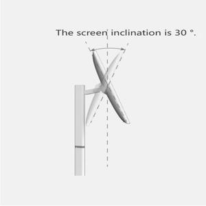 Tốt nhất người bán 23.8 inch HD 1080p Thông minh di động màn hình không dây trong nhà đứng Bánh Xe Cảm ứng điện dung màn hình CMS thông minh SDK - Product Image 5