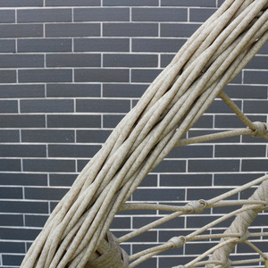 Hangstoel & hangmand van metaal met kussen - op maat gemaakte hangmat voor binnen/buiten, balkon - Product Image 1