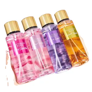 OEM private label Victoria Flower Perfume Body Spray oferece um aroma cativante