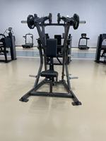 Máquina de remo de baja resistencia para entrenamiento de fuerza, equipo de gimnasio con carga de placas para uso comercial