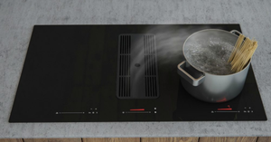 Multi-fonction 7200W Half Bridge produits de cuisine appareil Intégré 4 Brûleurs <span class=keywords><strong>Induction</strong></span> batterie de cuisine avec <span class=keywords><strong>hotte</strong></span> 2 en 1 - Product Image 3