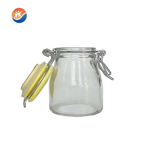Barattolo per inscatolamento in <span class=keywords><strong>vetro</strong></span> con Clip in ceramica, barattolo per conserve in <span class=keywords><strong>vetro</strong></span> da 100ml con coperchio a Clip - Product Image 6