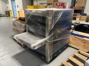Smiths algılama hi-tarama 7555si XRay tarayıcı Saful sistemi çift görünüm XRay güvenlik tarama bagaj tarayıcı havaalanı kontrol için