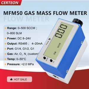 Medidor de Flujo Másico de Gas Digital MEMS con RS485 4‑20mA para H2 He CH4 O2 <span class=keywords><strong>N2</strong></span> Medidor de Flujo Másico Preciso - Product Image 2
