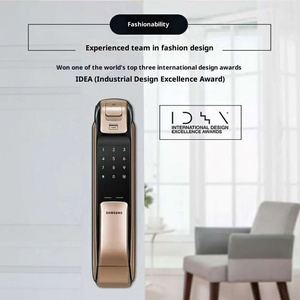 สำหรับ DP728 ล็อคลายนิ้วมือสำหรับแอพสมาร์ทธิงส์ปลดล็อคลายนิ้วมือ คีย์การ์ดแม่เหล็ก ดีไซน์คลาสสิก ระบบเตือนไฟไหม้ - Product Image 3