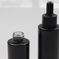 Flacon compte-gouttes rond en verre ambré pour soins de la peau, soins personnels, huiles essentielles pour cheveux, avec logo personnalisé, 10 ml, 20 ml, 30 ml, 50 ml, 100 ml, 150 ml, 200 ml