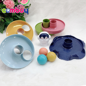 Pinguino rotante stacking torre gioco del bambino sfera di rotolamento giocattolo pista - Product Image 3