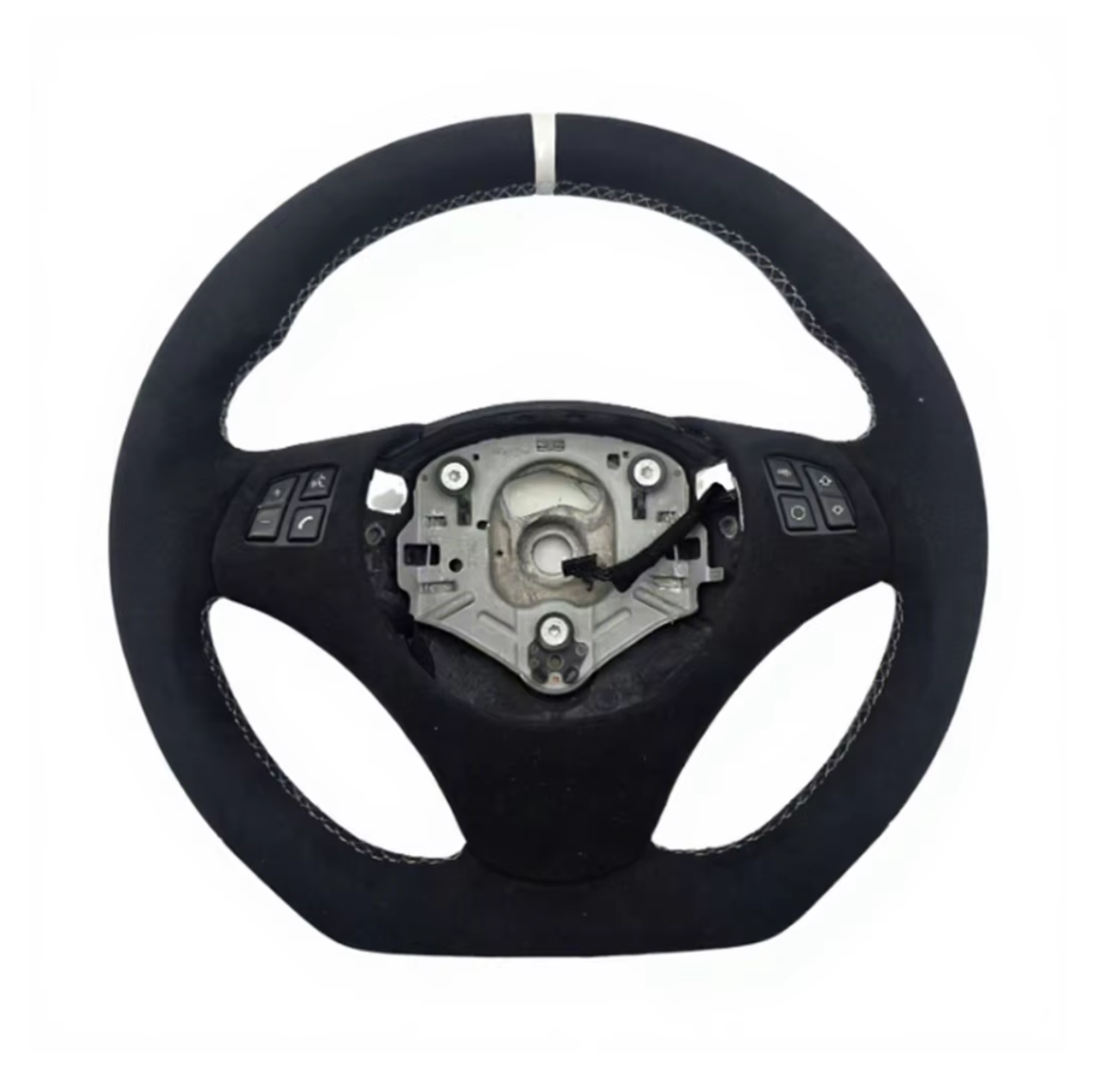 Serie M con fori + Alcantara + cuciture bianche