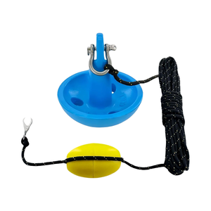 Kit d'ancre de bateau de champignon de Kayak enduit bleu/vert/PE avec corde et bouée d'ancre accessoires d'ancre marine pour Kayaks <span class=keywords><strong>Jet</strong></span> Skis SUP - Product Image 1