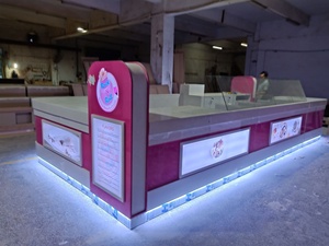 Myidea laminate <strong>roll</strong> <strong>ice</strong> <strong>cream</strong> <strong>kiosk</strong> <strong>kiosk</strong> for mall attractive wood plywood shopping mall  mall and retail - Product Image 6