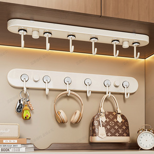 Porte-manteau moderne amovible à ventouse Blue Vine avec 6 crochets pour chambre, salle de bain et entrée - Product Image 3