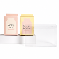   Boîte d'emballage de compléments alimentaires rose clair écologique avec logo personnalisé, boîte de capsules nutritionnelles de qualité supérieure pour vitamines et protéines pour femmes