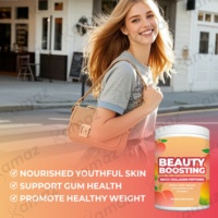 Poudre de peptides de collagène multi-sources sans OGM, nourrie à l'herbe, avec biotine, vitamine C et acide hyaluronique pour l'éclaircissement de la peau (OEM/ODM)
