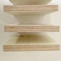 Meubles d'intérieur multicouches revêtus de mélamine moderne contreplaqué 17mm 18mm 11 13 couches panneau de peuplier étanche E1 bouleau érable