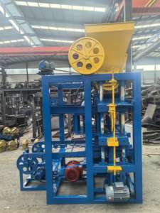 Mesin pembentuk blok 4-26 hidrolik otomatis sepenuhnya portabel membuat bumi batu bata dari bahan mentah semen - Product Image 6