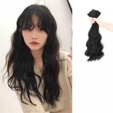 Capelli lunghi con fermaglio per capelli crudi vietnamiti da donna di 55CM con estremità ondulate Super doppia aderenza (9649469) - Product Image 1