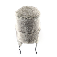 R1 Sombrero de aviador de bombardero de piel sintética suave personalizado Sombrero ruso Ushanka de invierno transpirable Inspirado en el diseño de la Unión Soviética