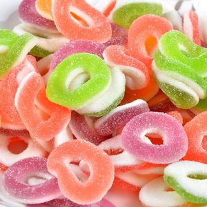 Zucker beschichtete benutzer definierte Kreis weiche Gummibärchen - Product Image 2
