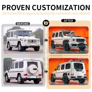 <span class=keywords><strong>Kit</strong></span> carrosserie en fibre <span class=keywords><strong>de</strong></span> carbone sèche style W464 G900 pour <span class=keywords><strong>Mercedes</strong></span>-Benz <span class=keywords><strong>Classe</strong></span> G G Wagon W463 modèle 2008-2014 - Product Image 2