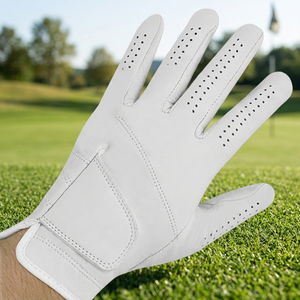 Gants de golf unisexes en cuir véritable respirant et antidérapant, en % cuir d'agneau, pour la main gauche, durables, pour l'extérieur - Product Image 2