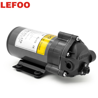 Pompa Diafragma RO LEFOO Kelas Komersial 24V DC 400GPD, Pompa Booster Reverse Osmosis untuk Pemurni Air