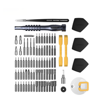 Kit de tournevis en alliage d'aluminium 83 pièces JM-8187 pour réparation de téléphones portables, ordinateurs et consoles de jeux, dans une boîte à tournevis