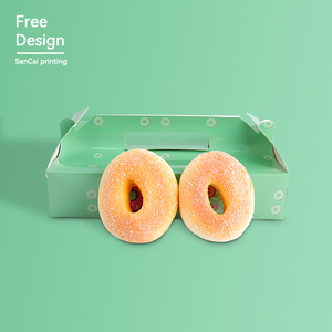 Mochi Donut hộp tráng miệng hộp với nắp bánh bao bì hộp bánh - Product Image 3