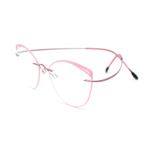 Eye Frames Titanium Glasses Designer Eyeglasses Ultra Light Eyewear for Women HIGO Eyewear Magnetic Eyeglasses Fashionable