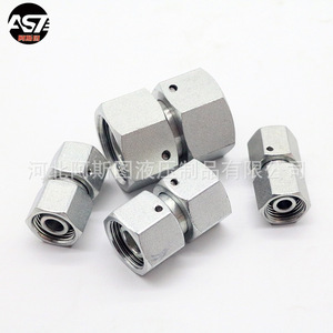 Raccord hydraulique Astu à filetage interne en acier au carbone zingué, connecteur droit et coudé pour système de tuyauterie - Product Image 2