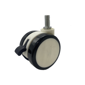 2,5 Zoll (60mm) Rollen mit Bremse für Wohnzimmermöbel und Bürostühle aus Guangdong-Fabrik - Product Image 1