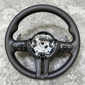 Volante Deportivo de Cuero Negro M Performance para <span class=keywords><strong>BMW</strong></span> 320 <span class=keywords><strong>525</strong></span> F10 F12 F22 F32 F20 F30 F15 F25 F07 F01 F82 M3 M4 M5, Accesorios para Automóviles - Product Image 1