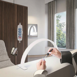 Hiện đại hình chữ U nửa mặt trăng LED Đèn móng tay Xuyên biên giới thẩm mỹ viện máy tính để bàn ánh sáng đơn giản làm việc đèn đặc biệt cho cửa hàng làm đẹp - Product Image 3