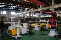 DW50CNC Cintreuse automatique de tuyaux Cintreuse hydraulique CNC en acier inoxydable avec chargement et déchargement automatiques de robots