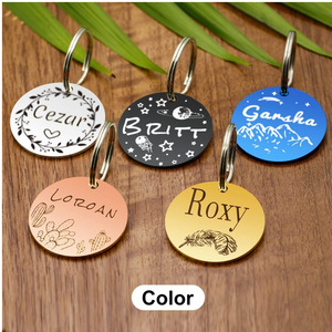 Jinruixiang Tùy Chỉnh Đa-Màu Sắc Thép Không Gỉ <span class=keywords><strong>Dog</strong></span> Thẻ Vòng Mặt Dây Chuyền <span class=keywords><strong>Laser</strong></span> Khắc Kim Loại Với Mạ Kỹ Thuật <span class=keywords><strong>Dog</strong></span> <span class=keywords><strong>Tag</strong></span> - Product Image 5