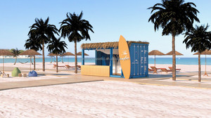 2025 nouveau Type plage conteneur préfabriqué conteneur surfeurs conteneur conteneur conteneur magasin - Product Image 3