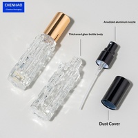 Flacon de parfum en forme de courge amère, flacon pulvérisateur de 10 ml, en verre rechargeable, modèle haut de gamme C008, emballage scellé en plastique