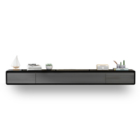Nouvelle conception moderne européenne, meuble TV flottant en bois, support mural pour salon, armoire TV, composants TV en gros à prix abordable, console