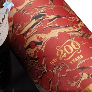 Custom Printing Brand Luxury Craft Wine Paper Tube Cylinder Round Packaging Empty Gift Box for Glass Bottle - Product Image 5