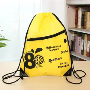 Personalizado de Nylon bolsa/venta al por mayor cordón mochila/Vintage bolsa de almacenamiento